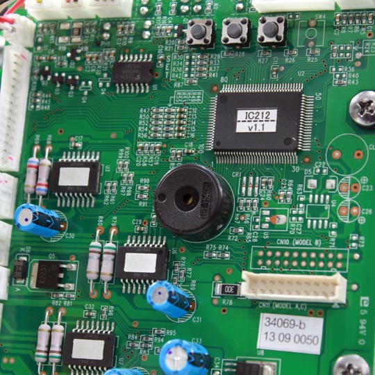 Placa con microcontrolador