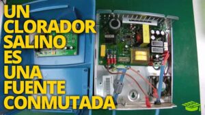 Un clorador salino es una fuente conmutada