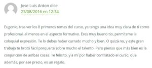 Curso Averías electrónicas Testimonio 2